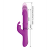 Pretty Love Reese Thrusting Rabbit - Fuchsia - Vibrators