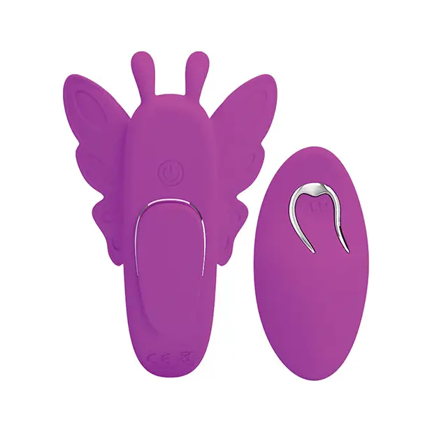 Pretty Love Romance Aileen Magnetic Butterfly Panty Vibe - Fuchsia - Stimulators