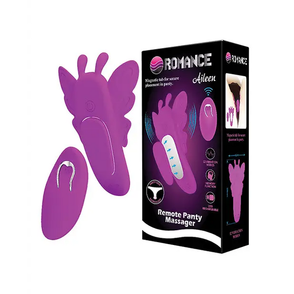 Pretty Love Romance Aileen Magnetic Butterfly Panty Vibe - Fuchsia - Stimulators