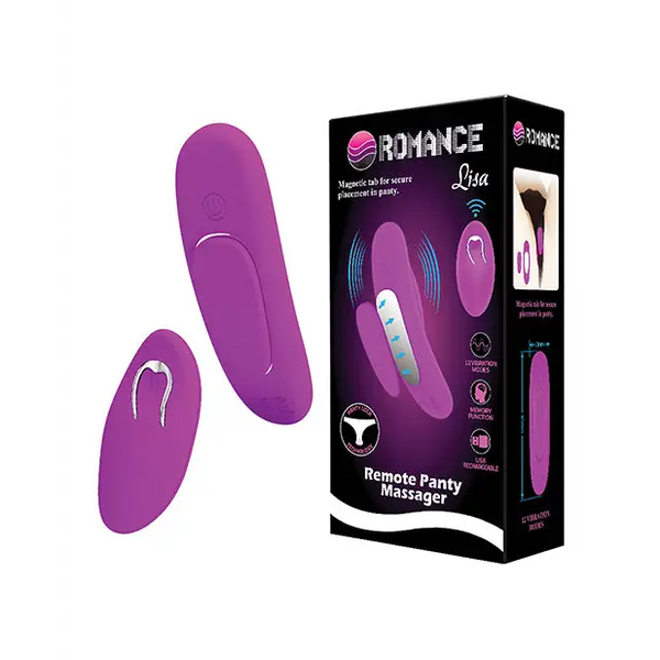 Pretty Love Romance Lisa Magnetic Panty Vibe - Fuchsia - Stimulators