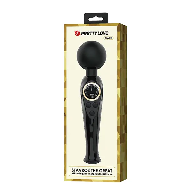 Pretty Love Skylar LED Digital Display Wand - Black