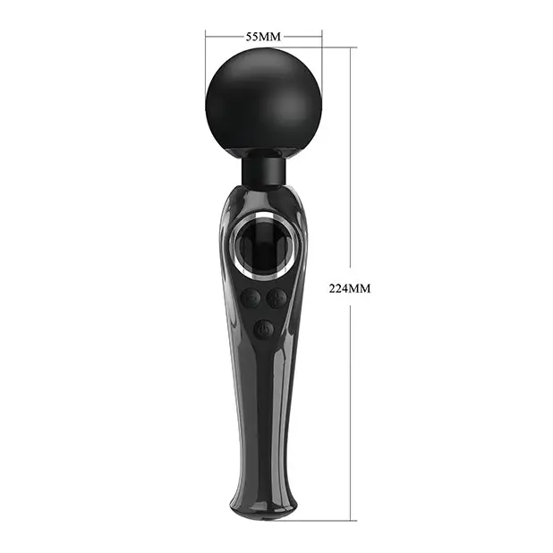 Pretty Love Skylar LED Digital Display Wand - Black