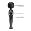 Pretty Love Skylar LED Digital Display Wand - Black