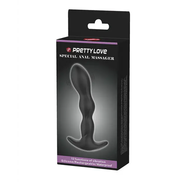 Pretty Love Special Anal Massager - Black - Anal Products