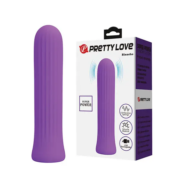 Pretty Love Super Power Blanche Bullet - Purple - Stimulators
