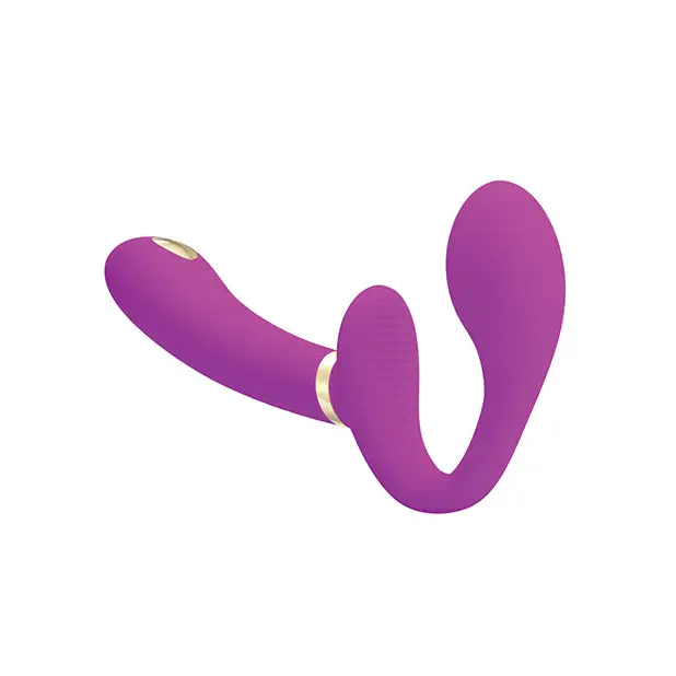 Pretty Love Thunderbird Electrostim Strapless Strap On - Fuchsia - Strap Ons