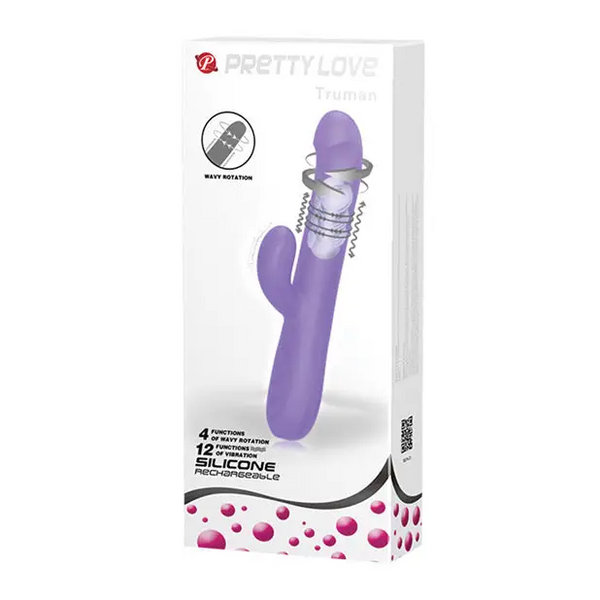 Pretty Love Truman Wavy Rotation Rabbit - Lilac - Vibrators