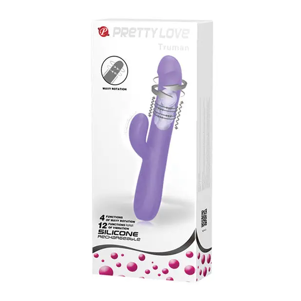 Pretty Love Truman Wavy Rotation Rabbit - Lilac - Vibrators