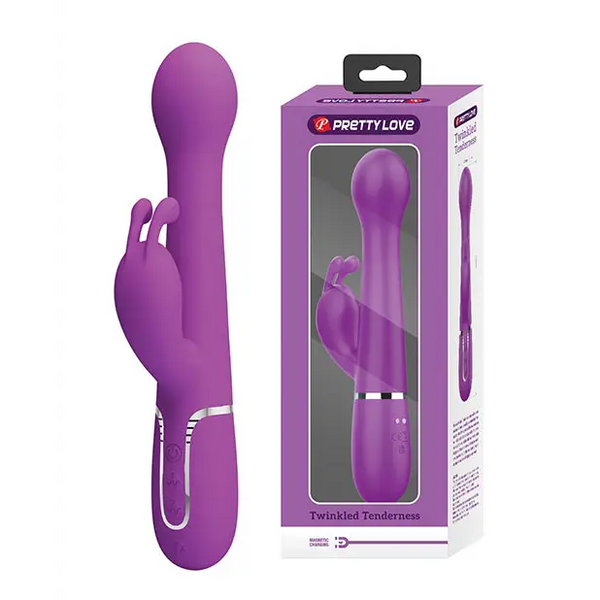 Pretty Love Twinkled Tenderness Dejon Thrusting Rabbit - Fuchsia - Vibrators