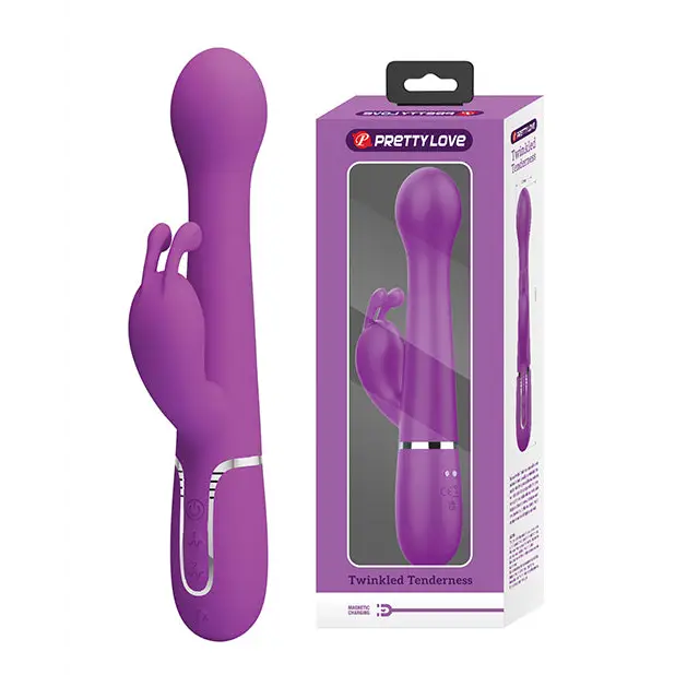 Pretty Love Twinkled Tenderness Dejon Thrusting Rabbit - Fuchsia - Vibrators