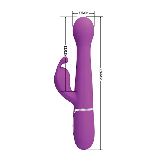 Pretty Love Twinkled Tenderness Dejon Thrusting Rabbit - Fuchsia - Vibrators