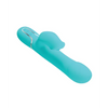 Pretty Love Twinkled Tenderness Fabin Rolling Ball Rabbit - Aqua - Vibrators