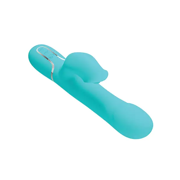 Pretty Love Twinkled Tenderness Fabin Rolling Ball Rabbit - Aqua - Vibrators