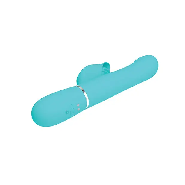 Pretty Love Twinkled Tenderness Fabin Rolling Ball Rabbit - Aqua - Vibrators