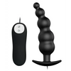 Pretty Love Vibrating Bead Shaped Butt Plug - Black - Anal Products
