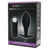 Pretty Love Vibrating Bulb Shaped Butt Plug - Black - Anal Products