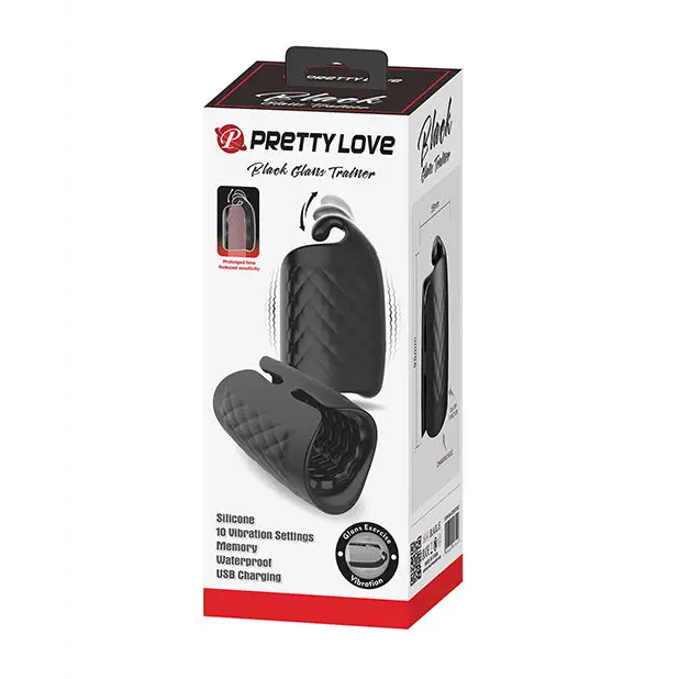 Pretty Love Vibrating Glans Trainer - Black