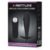 Pretty Love Vibrating Penis Shaped Butt Plug - Black - Anal Products