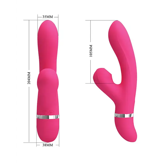 Pretty Love Willow Sucking Rabbit - Pink - Vibrators
