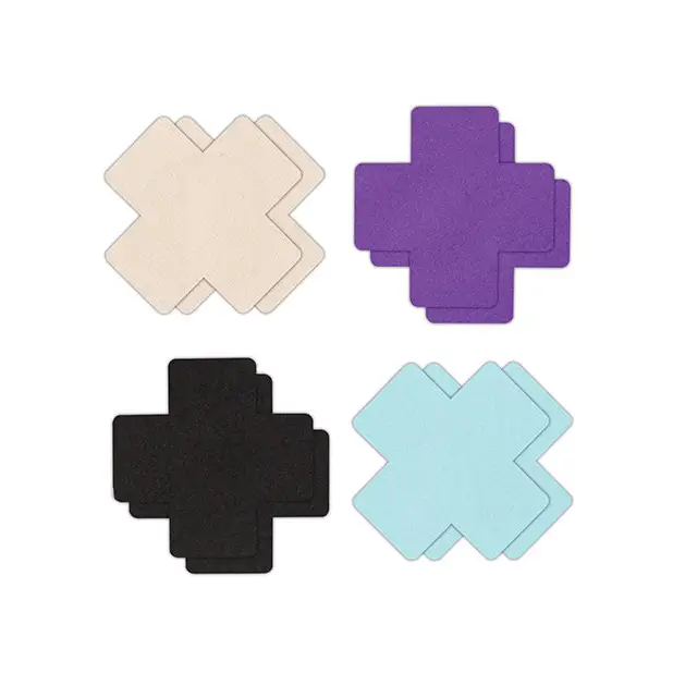 Pretty Pasties Cross I Assorted - 4 Pair - Lingerie - Packaged