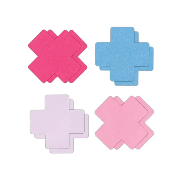 Pretty Pasties Cross II Assorted - 4 Pair - Lingerie - Packaged