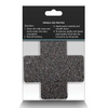 Pretty Pasties Glitter Cross Black/Gold - 2 Pair - Lingerie - Packaged