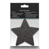Pretty Pasties Glitter Stars Black/Gold - 2 Pair - Lingerie - Packaged
