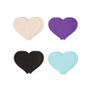 Pretty Pasties Heart I Assorted - 4 Pair - Lingerie - Packaged