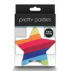 Pretty Pasties Pride Cross & Star Rainbow - 2 Pair - Lingerie - Packaged