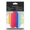 Pretty Pasties Pride Heart & Flower Rainbow - 2 Pair - Lingerie - Packaged