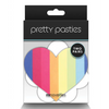 Pretty Pasties Pride Heart & Flower Rainbow - 2 Pair - Lingerie - Packaged