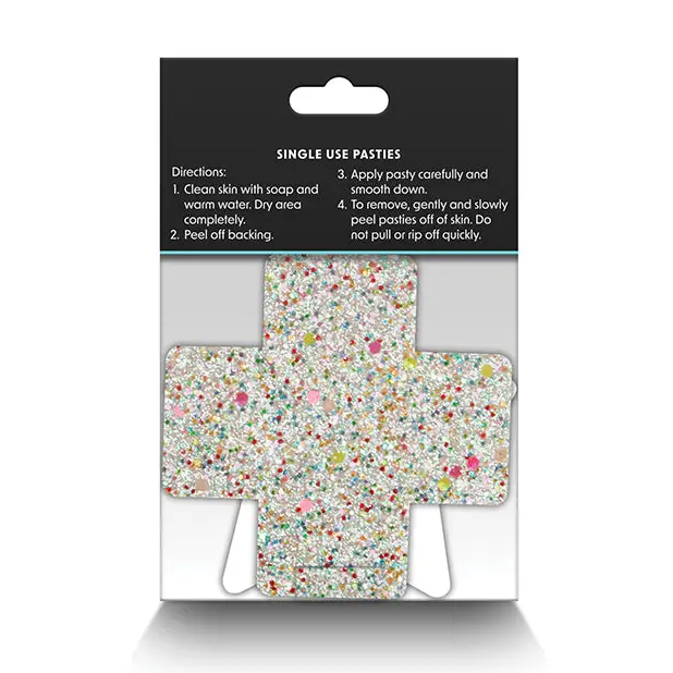 Pretty Pasties Star & Cross Glow in the Dark - 2 Pair - Lingerie - Packaged