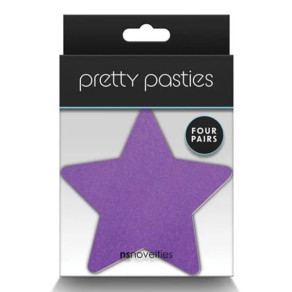 Pretty Pasties Star I Assorted - 4 Pair - Lingerie - Packaged