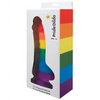 Pride Dildo w/Balls - Rainbow - Gay & Lesbian Products