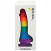 Pride Dildo w/Balls - Rainbow - Gay & Lesbian Products