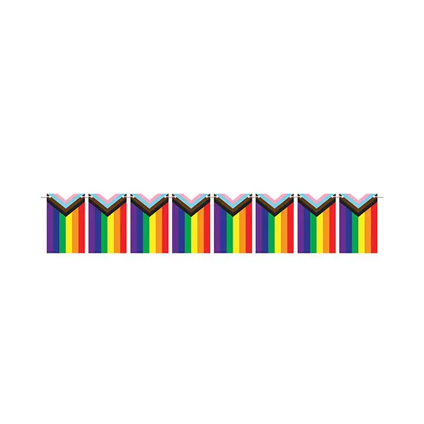 Pride Flag Pennant Streamer - Gay & Lesbian Products