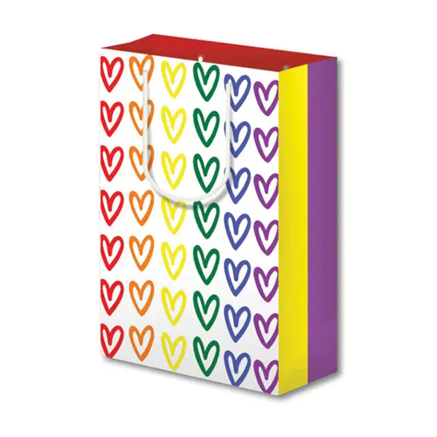 Pride Hearts Gift Bag - Gay & Lesbian Products