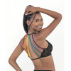 Pride Lace Rainbow Strappy Top Black O/S - Lingerie - Hanging
