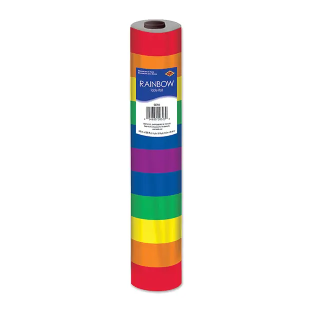 Pride Table Roll - Rainbow - Bachelorette & Party Supplies