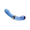 Prisms Vibra-Glass 10x Dual Ended G Spot Silicone/Glass Vibrator - Bleu - Vibrators