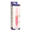 Prisms Vibra-Glass 10x Dual Ended Smooth Silicone/Glass Vibrator - Rose - Vibrators