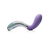 Prisms Vibra-Glass 10x Dual Ended Wavy Silicone/Glass Vibrator - Pari - Vibrators