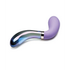 Prisms Vibra-Glass 10x Dual Ended Wavy Silicone/Glass Vibrator - Pari - Vibrators