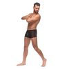 Private Screening Micro Mesh & Modal Pot Leaf Black MD - Lingerie - Packaged