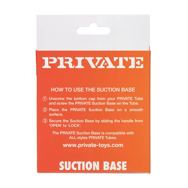 Private Suction Base Accessory - Black - Dolls & Masturbators