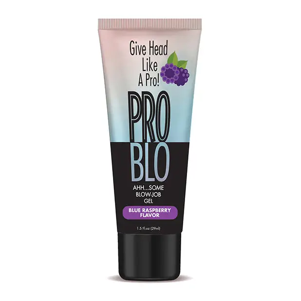 Pro Blo Oral Pleasure Gel - 1.5 oz Blue Raspberry