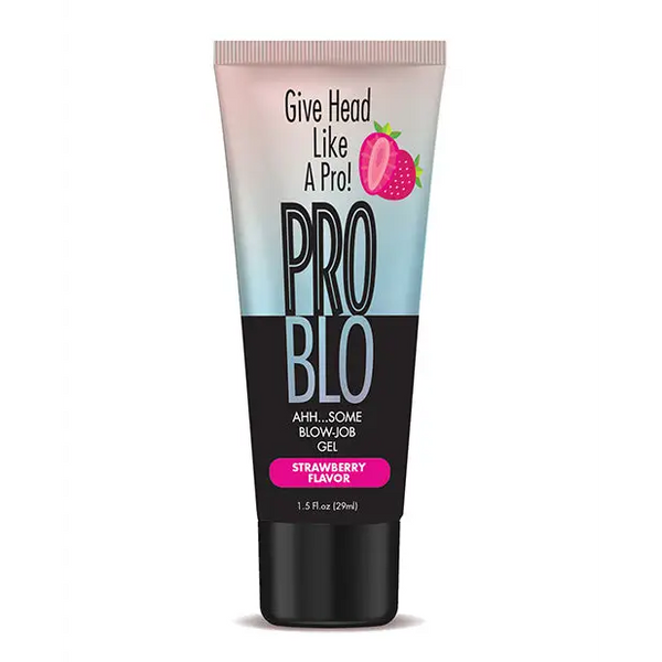 Pro Blo Oral Pleasure Gel - 1.5 oz Strawberry - Sexual Enhancers