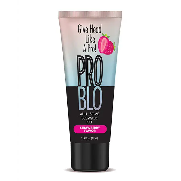 Pro Blo Oral Pleasure Gel - 1.5 oz Strawberry - Sexual Enhancers