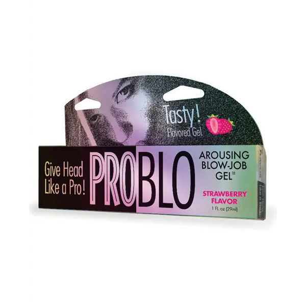 Pro Blo Oral Pleasure Gel - 1 oz Strawberry - Sexual Enhancers