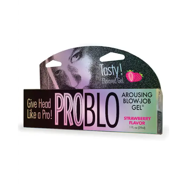 Pro Blo Oral Pleasure Gel - 1 oz Strawberry - Sexual Enhancers